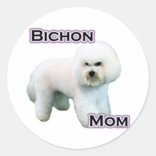 Bichon Frise Mum 4 - Sticker