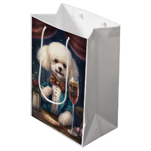 Bichon Frise New Year  Medium Gift Bag