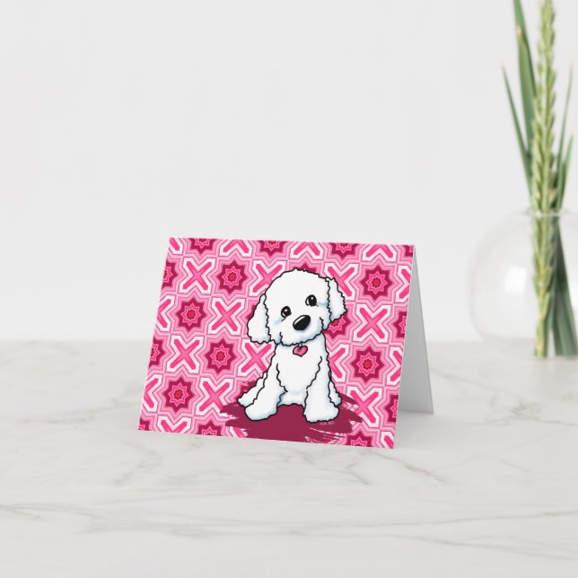 Bichon Frisé Note Card (Front)