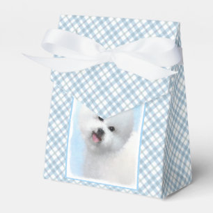 Bichon Frise Painting - Cute Original Dog Art Favour Box