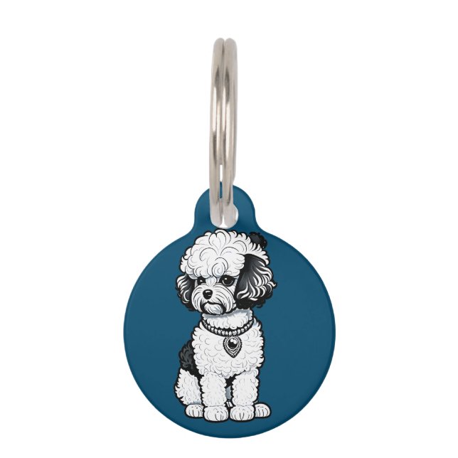 Bichon Frise Pet Tag (Front)