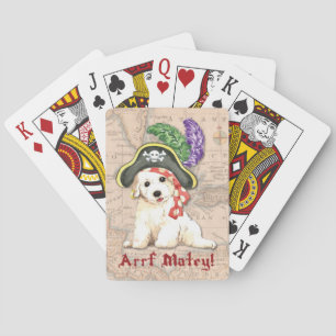 Bichon Frise Pirate Playing Cards