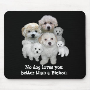 Bichon Frise Puppies Mousepad