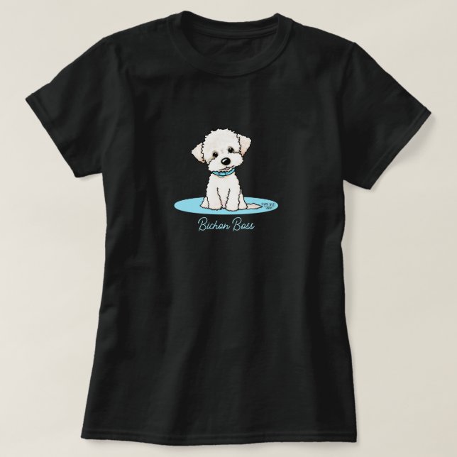 Bichon Frise Puppy T-Shirt (Design Front)