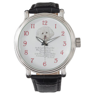 Bichon Frise Rainbow Bridge Watch