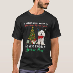 Bichon Frise Reindeer Christmas Tree Ornament Deco T-Shirt