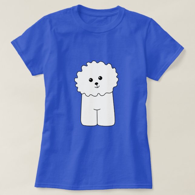 Bichon Frise. T-Shirt (Design Front)