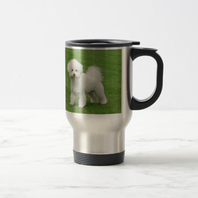 Bichon Frise Travel Mug (Right)