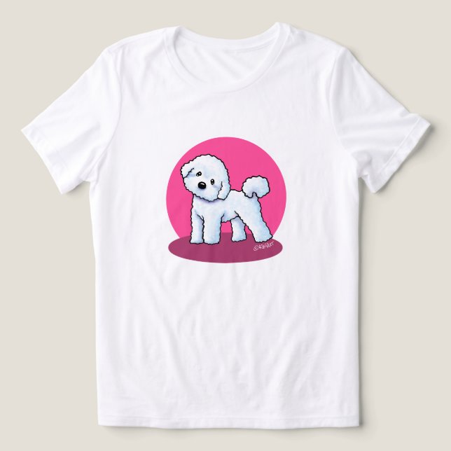 Bichon Frise Tri-Blend Shirt (Design Front)