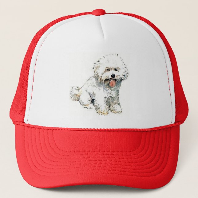 Bichon Frise Trucker Hat (Front)