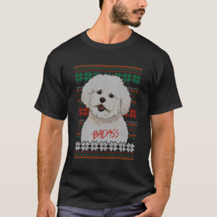 Bichon Frise Ugly Christmas Sweater Design