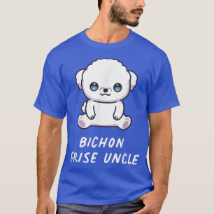 Bichon Frise Uncle Kawaii Anime Dog Lover Owner Fa T-Shirt