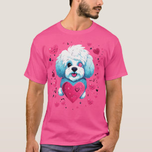 Bichon Frise Valentine Day T-Shirt