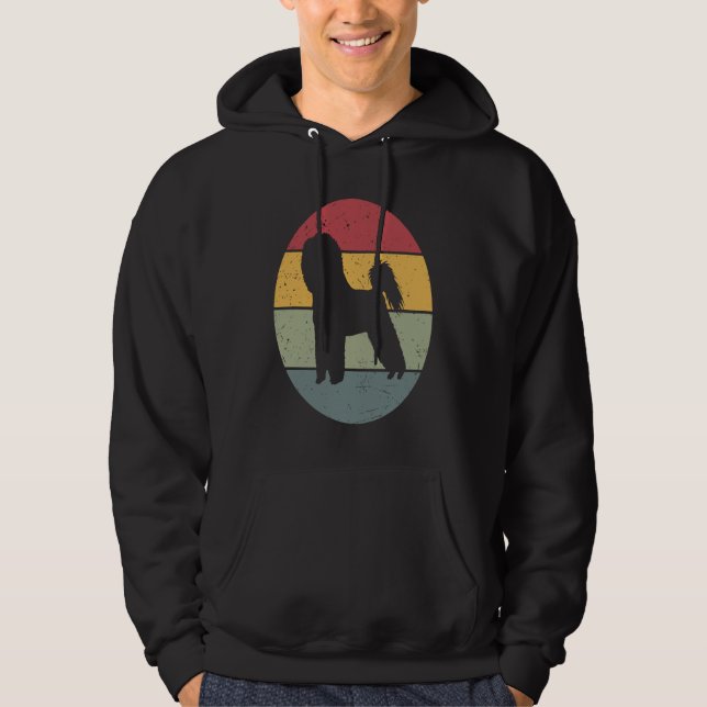 Bichon Frise Vintage Hoodie (Front)