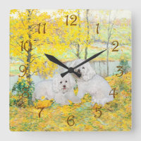 Bichon Frise Yellow Wood