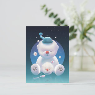 Bichon Ice Shaver Dreamland Announcement Postcard