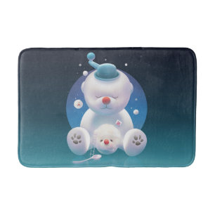 Bichon Ice Shaver Dreamland Bath Mat