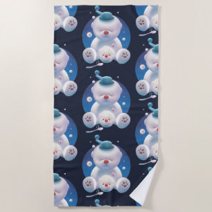 Bichon Ice Shaver Dreamland Beach Towel