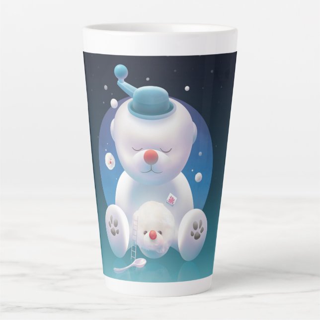 Bichon Ice Shaver Dreamland Latte Mug (Front)