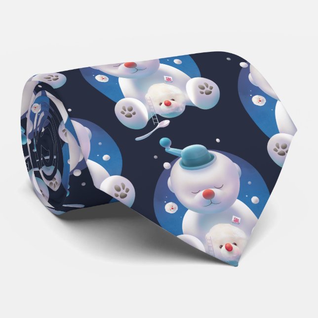 Bichon Ice Shaver Dreamland Tie (Rolled)