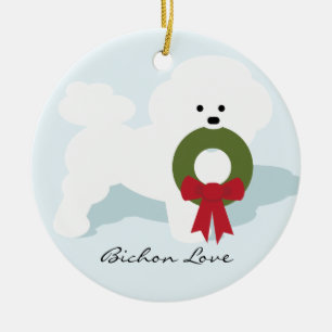 Bichon Lover Dog Ornament