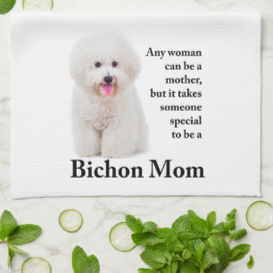 Bichon Mum Kitchen Towl Tea Towel