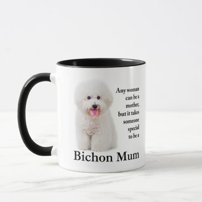 Bichon Mum Mug (Left)