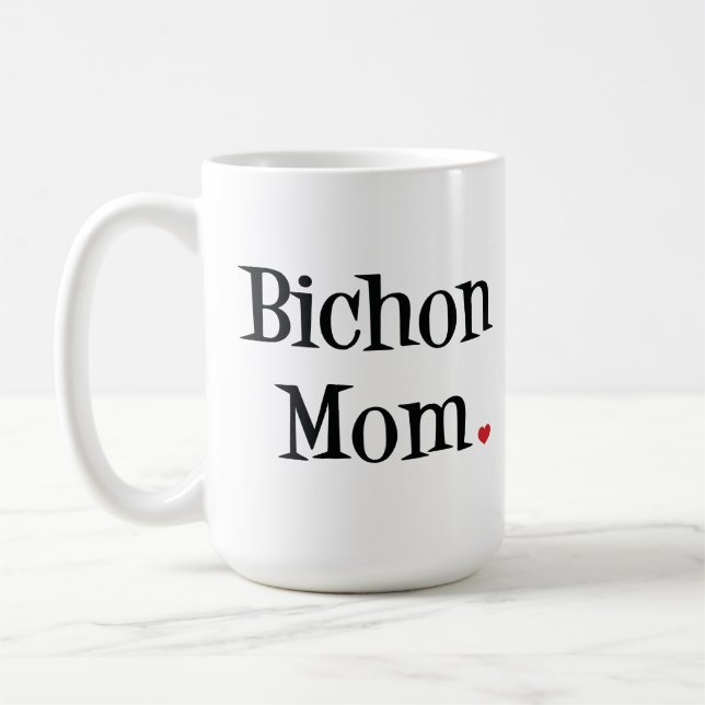 Bichon Mum Mug (Left)