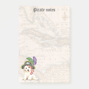 Bichon Pirate Post-it Notes