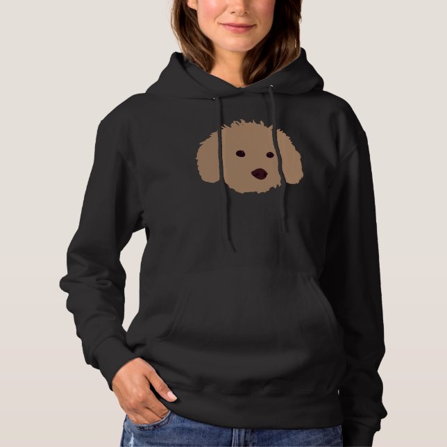 Bichon poodle     hoodie (Front)