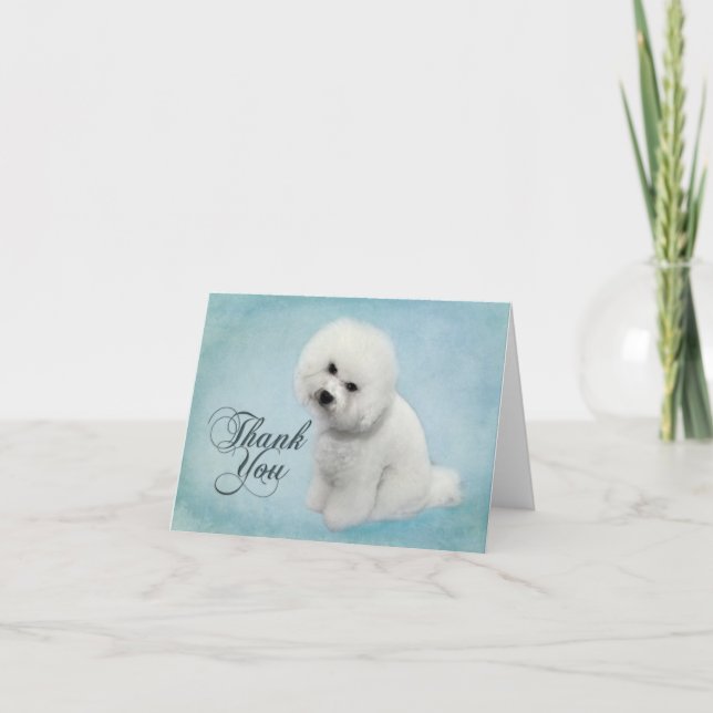 Bichon Thank You Card (Front)