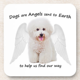 Bichons are Angels Coaster Set