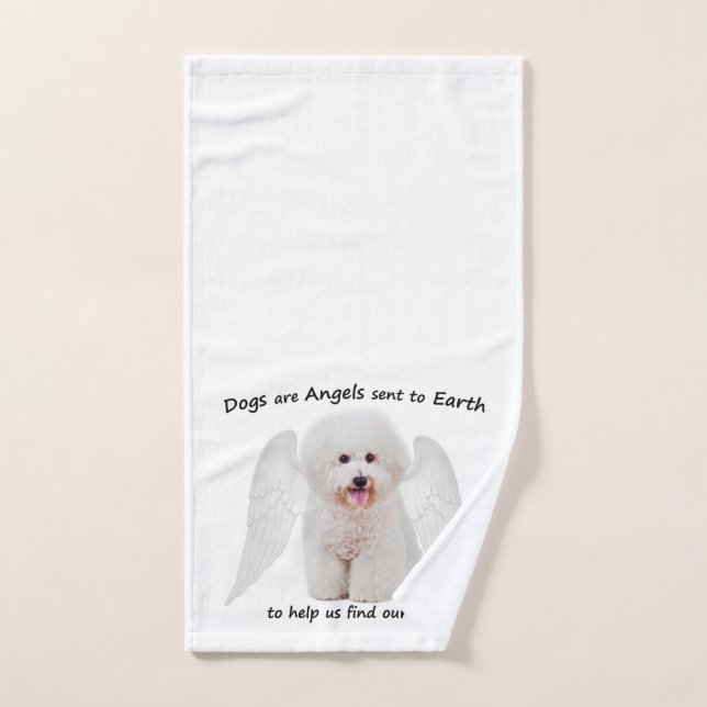 Bichons are Angels Hand Towel (Hand Towel)