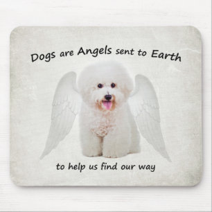 Bichons are Angels Mousepad