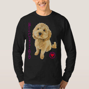 Bichpoo Puppy Dog Poodle Cross Noodle Super Cute B T-Shirt