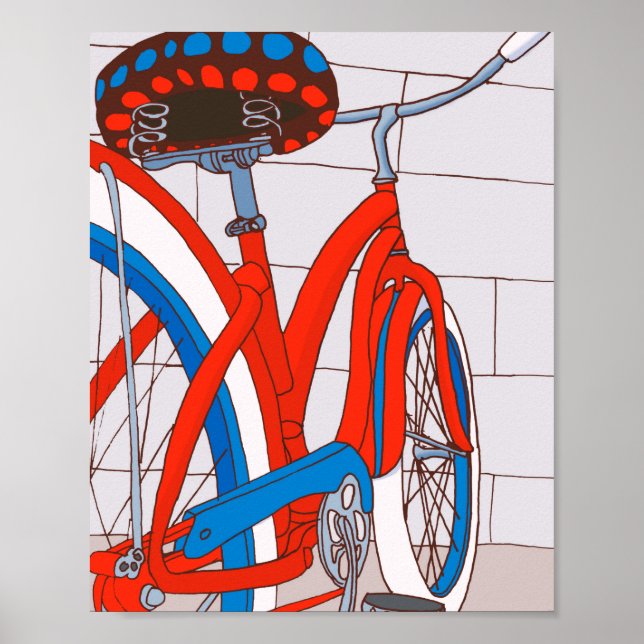 Bicicleta vintage poster (Front)