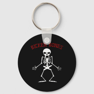 Bicken Bones Skeleton Halloween Funny Bones Love W Key Ring