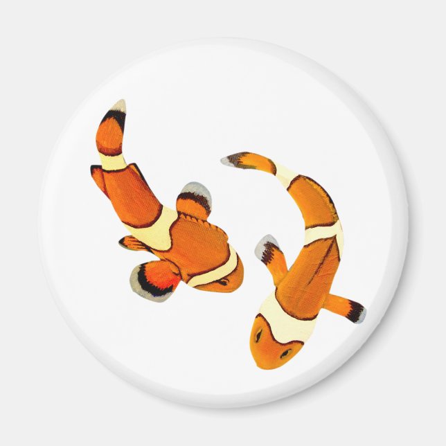 Bickering Clownfish Magnet (Front)