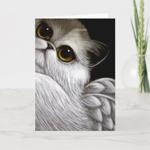 BICOLOR ANGEL PERSIAN CAT CUSTOMIZE Card