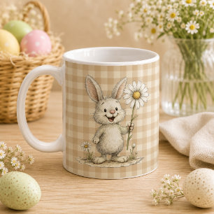 Bicolor Happy Easter Coffee Mug
