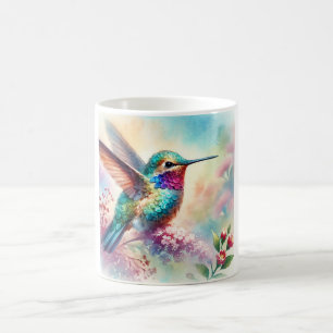 Bicolor Hummingbird 171024AREF131 - Watercolor Coffee Mug