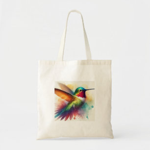 Bicolor Hummingbird 310724AREF138 - Watercolor Tote Bag