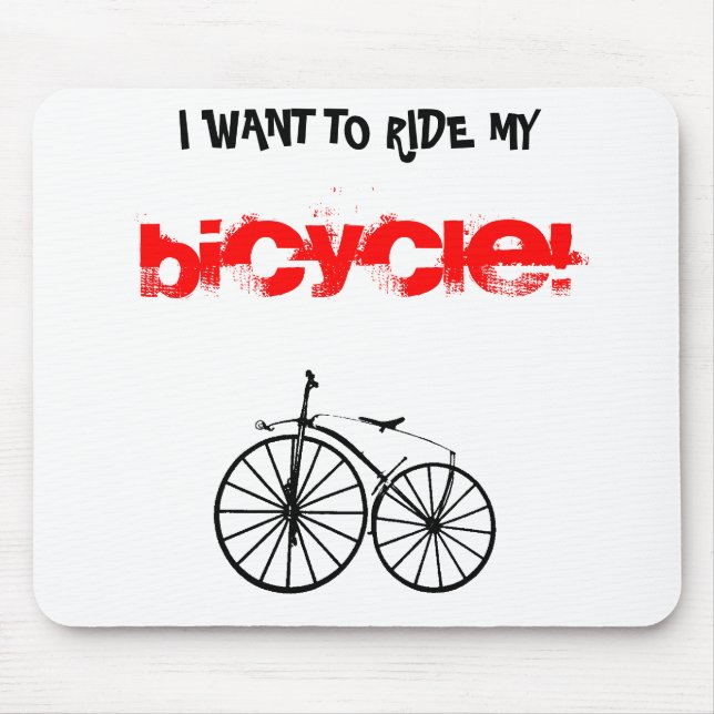 Bicycle 002 - MP Mouse Mat (Front)