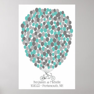 Bicycle - 250 Signature Guest Book Alternative