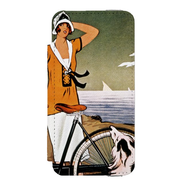 Bicycle Ad, 1925 Incipio iPhone Wallet Case (Folio Front)