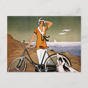 Bicycle Ad, 1925 Postcard