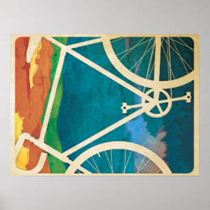 Bicycle Art - Archival Heavyweight - Bike NY Poster