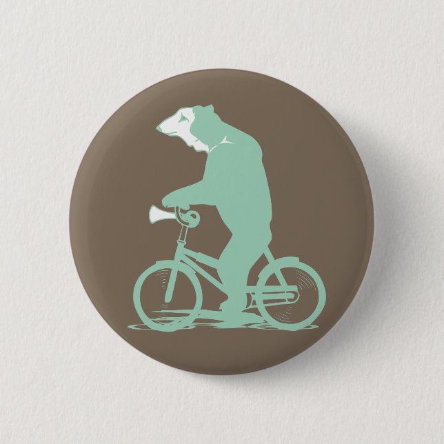 Bicycle Bear Pin (Front)