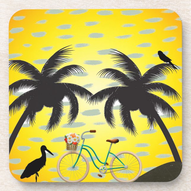 Bicycle Beverage Coaster (Front)