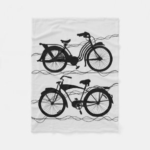 Bicycle Bicycle Black 1 Fleece Blanket